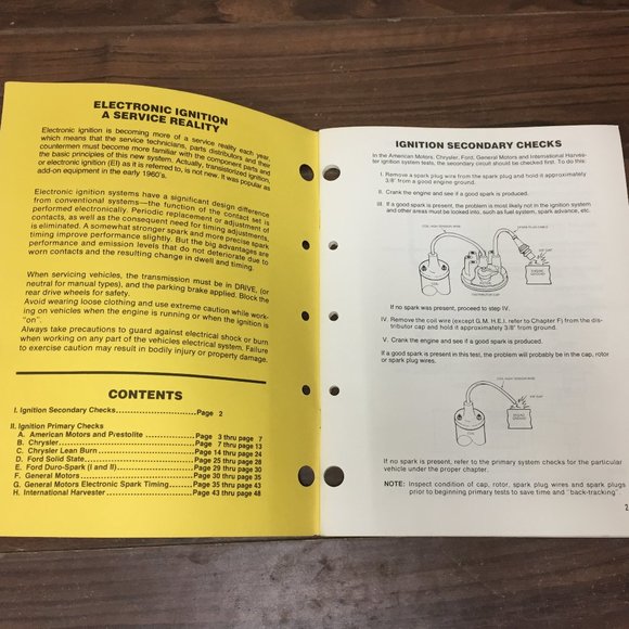 1978 Accel Eliminator Ignition Test Procedures Electronic Ignition Manual AP 318 - Picture 7 of 16